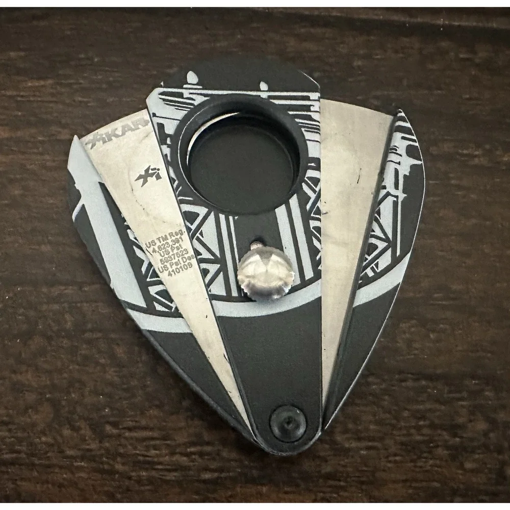 XIKAR Blackened by Drew Estate Cigar Cutter In Box Black White NEW